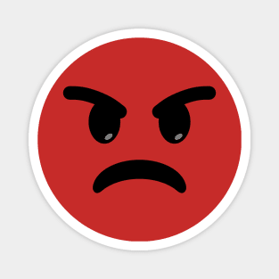 Angry Face Magnet